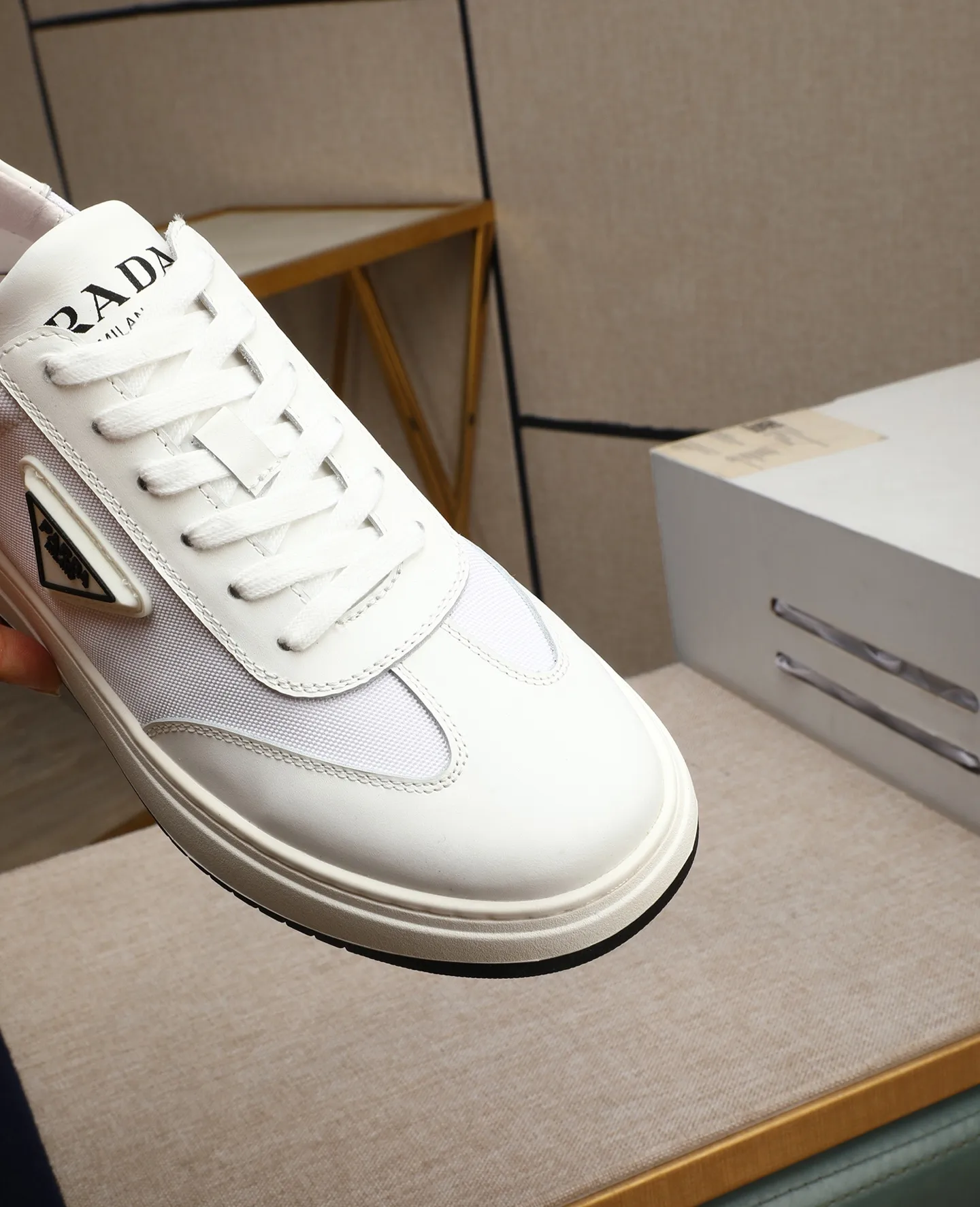 Men's men's shoes 💰420 🌹🌹[PRADA—Prada] latest model 🙈original replica! 👟👟👟Available here. The workmanship is top-notch. The upper is made of Italian 🇮🇹Imported calfskin. ❗️Breathable genuine leather lining @Suitable for travel. The original version has an enlarged engraved sole, making it suitable for all kinds of travels, showing low-key luxury. Let quality speak for itself. Color: Size: 38-44